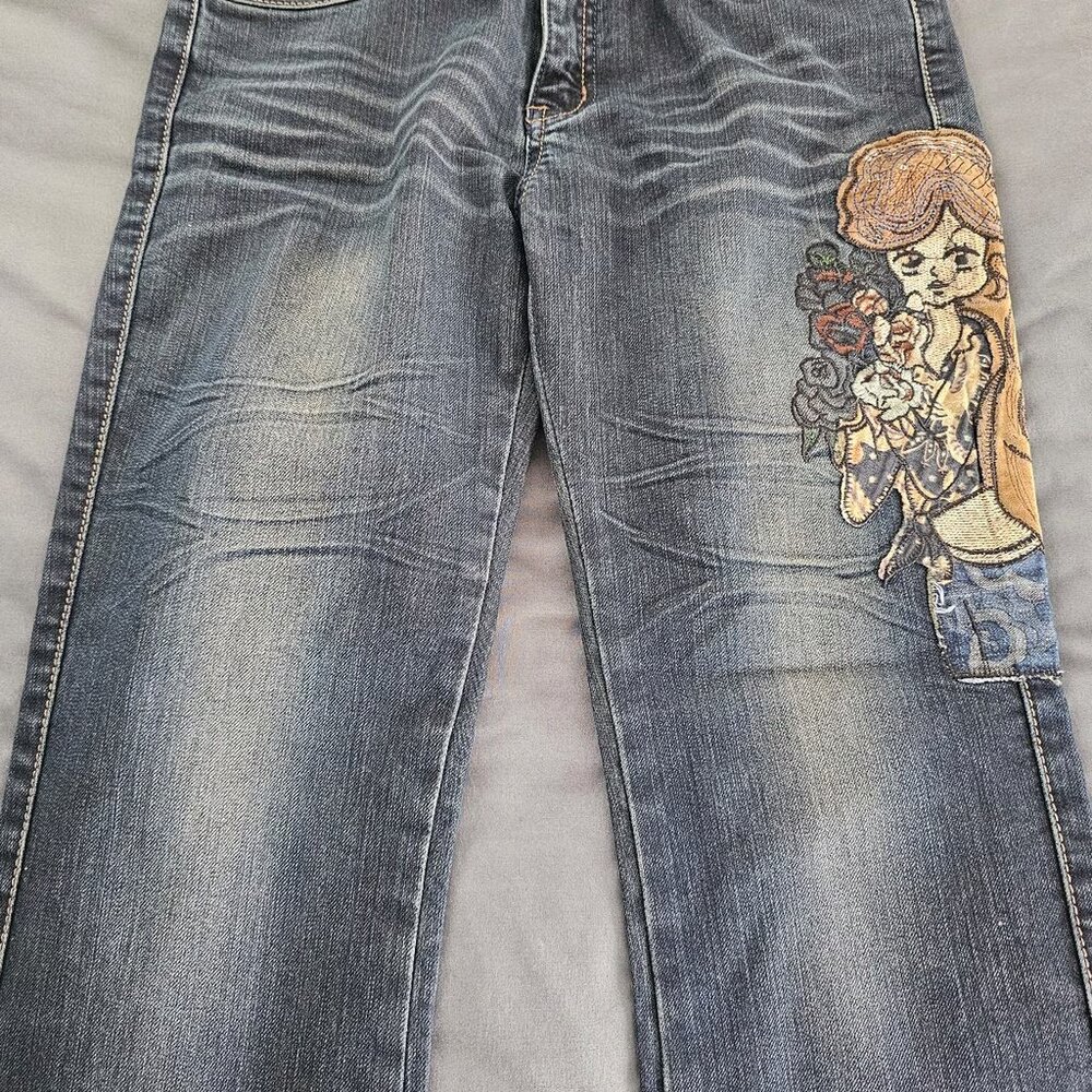 Brand New Embroidered Jeans